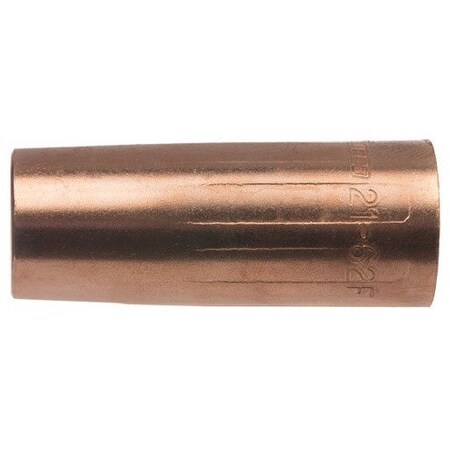 Tweco Nozzle, 21, 1/2 Inch Bore, 2.224 Inch L 1210-1110